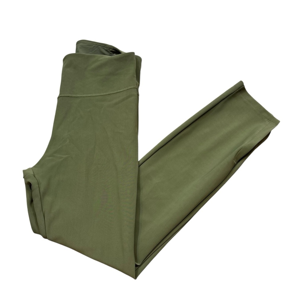 Ladies Calia Leggings Olive‎ Green Split Side Seam at Hem Size Medium